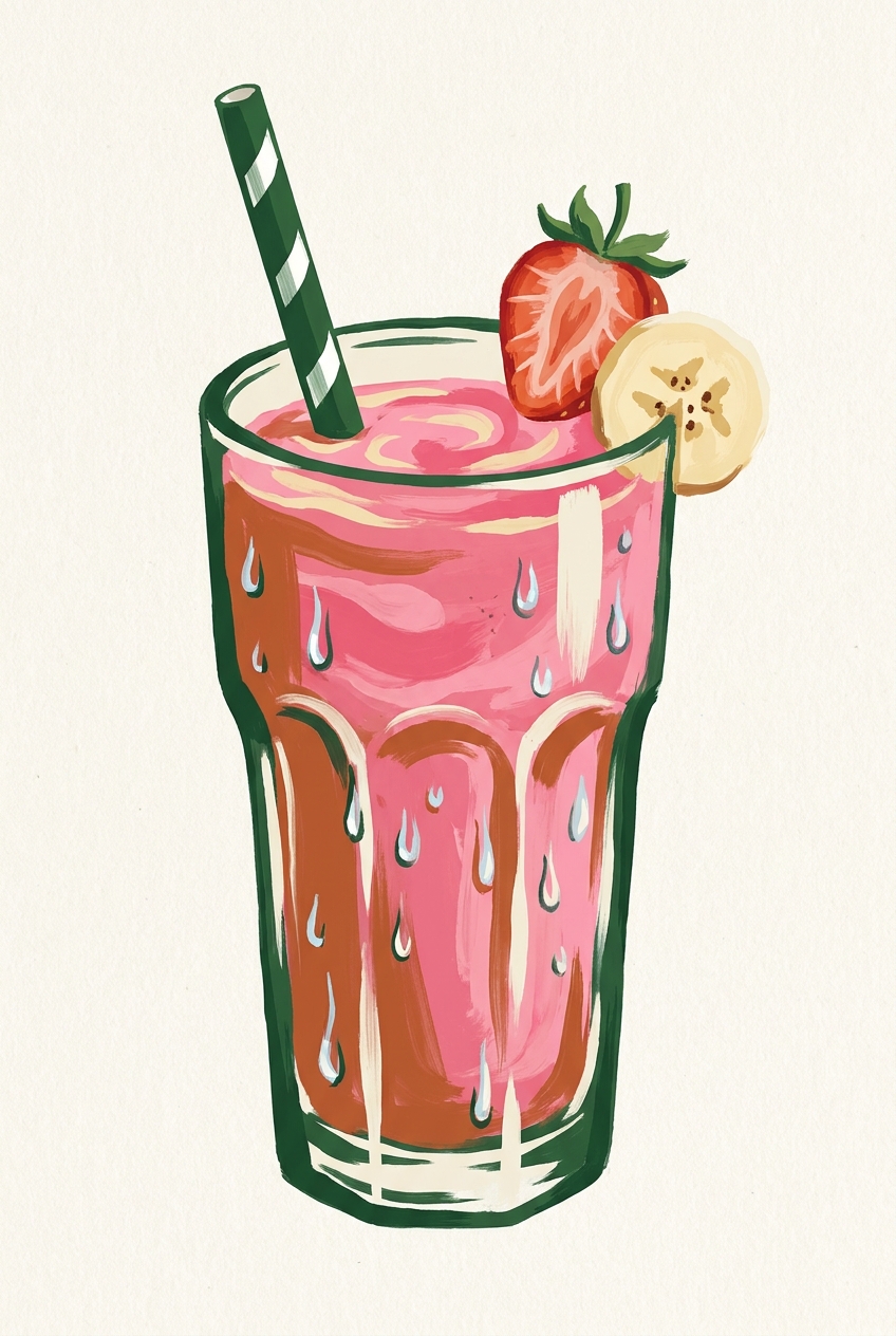 Strawberry & Banana smoothie