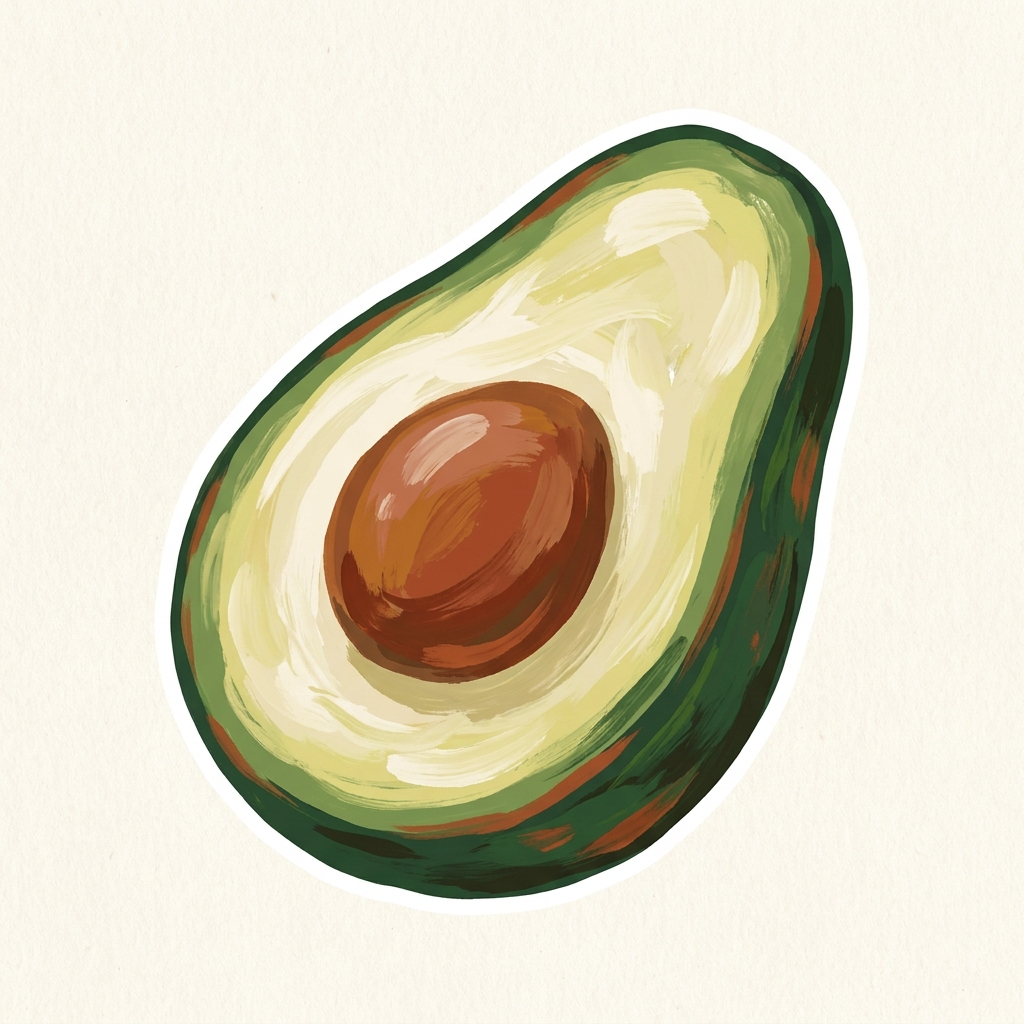 Avocado half