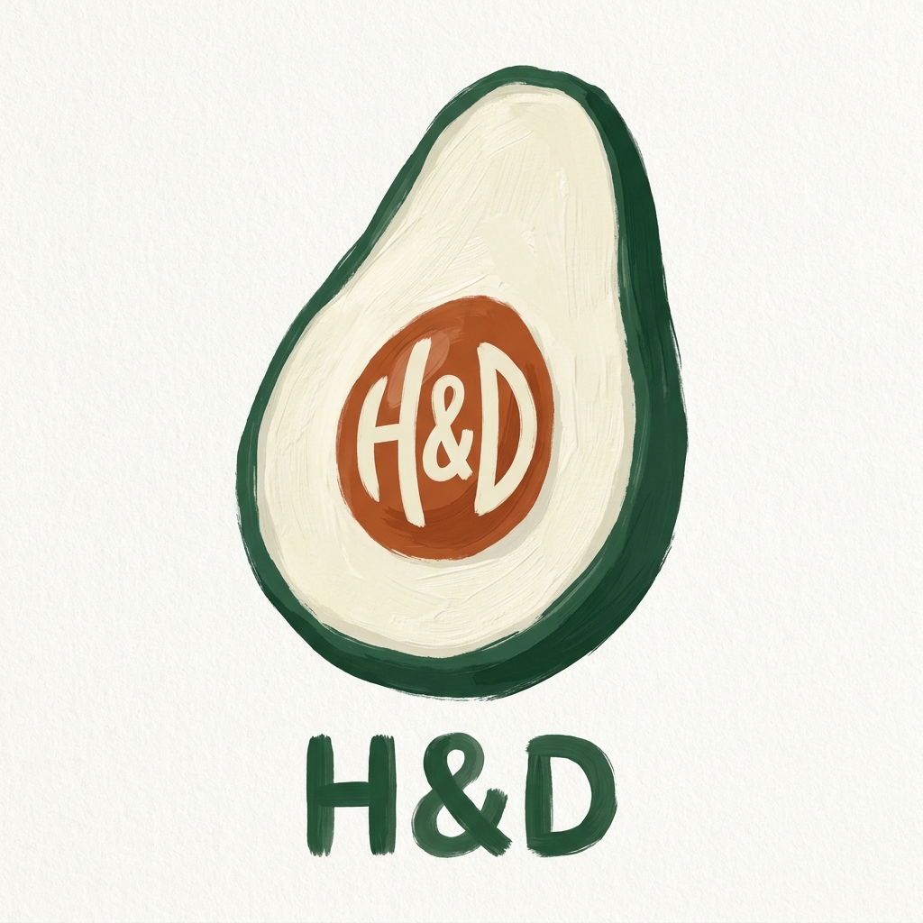 H&D avocado glyph